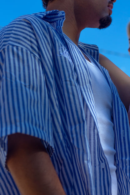 Camisa rodeo azul