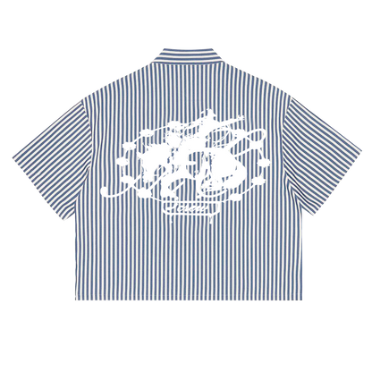 Camisa rodeo azul